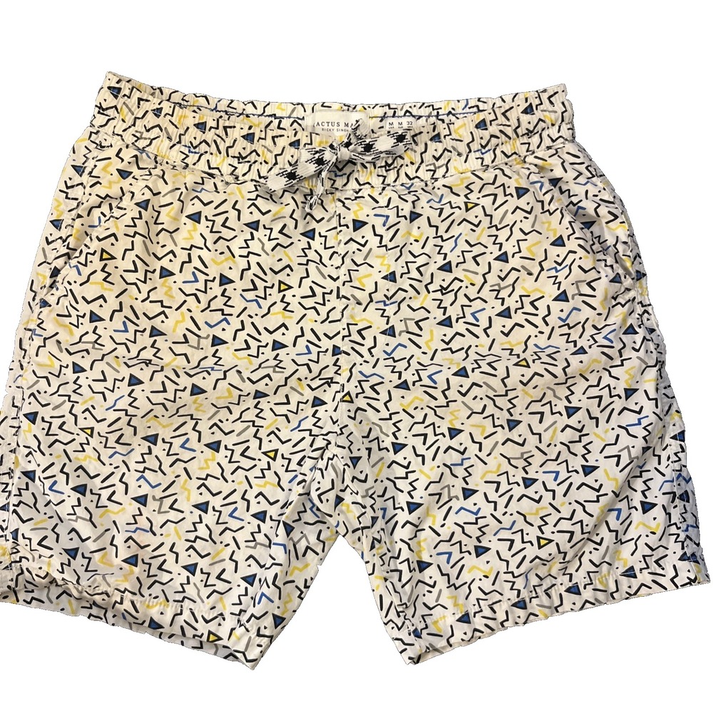 cactus man ricky singh shorts men's 32 medium 80s cotton casual 7 inch inseam